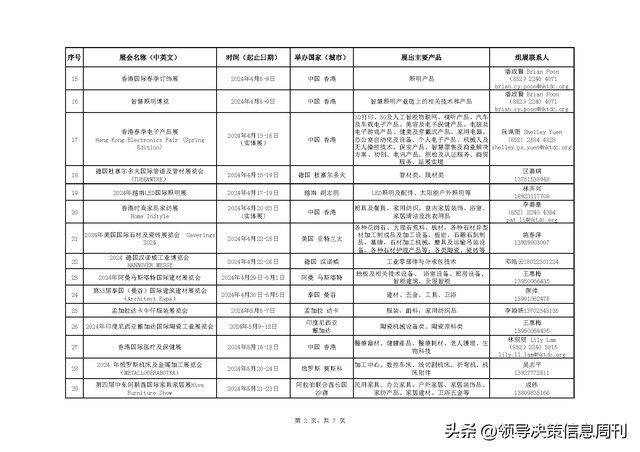 火速收藏!外贸大省2024重要展会排期集合新鲜出炉