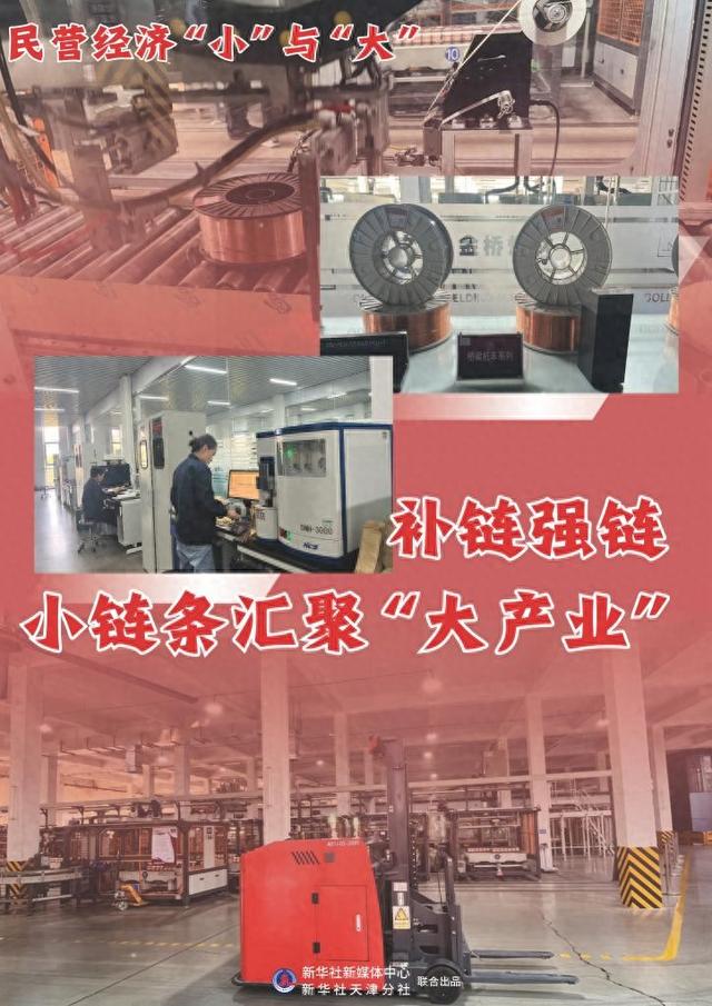 民营经济“小”与“大”丨补链强链，小链条汇聚“大产业”