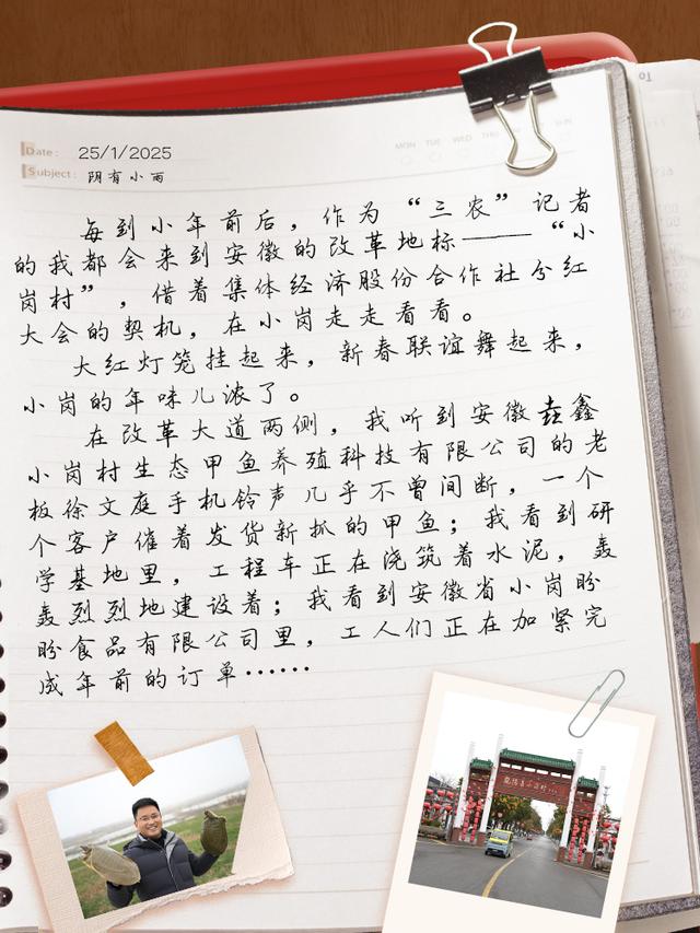 小岗日记｜干！产业旺起来